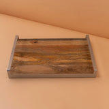 DS10 Rectangular serving tray - Silver