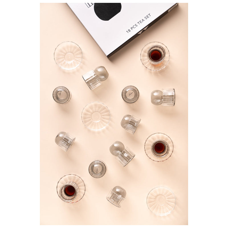 Waba Gm15 Tea & Coffee Db Wall Set 18 Pcs-Grey