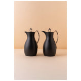 Waba Anwaar Flask Set 2 Pcs 1 L Matt Black / Acrylic Black Handle