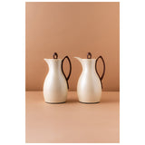 Waba Anwaar Flask Set 2 Pcs 1 L Pearl White / Wooden Handle