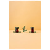 Waba Tea And Coffee Double Wall Set 18 Pieces-Green