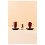 Waba Tea And Coffee Set 18 Pieces-Black