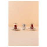 Waba Kl43 Tea & Coffee Double Wall 18 Pieces-Blue