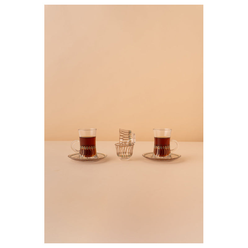 Waba Kl78 Tea & Coffee Set 18 Pieces-Trqouize