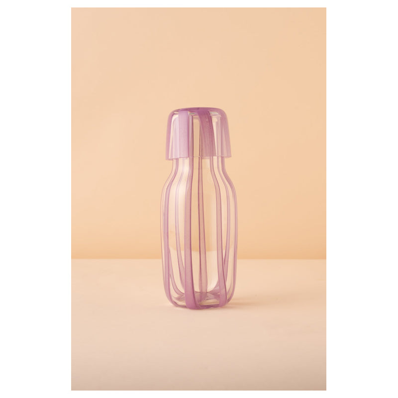 Waba Hl1 Glass Bottle + Cover-Purple