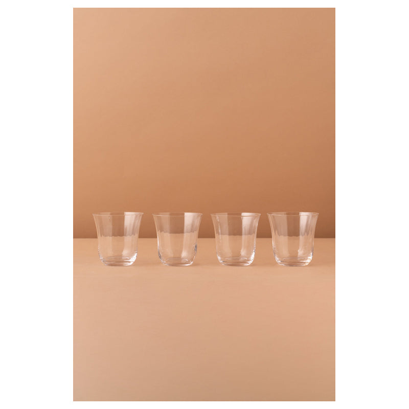 Waba Glass Cups Set 4 Pieces Hl2-Clear