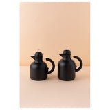 Waba Azoob Flask Set 2 Pcs 0.95/0.6 Ml-Black / Transparent