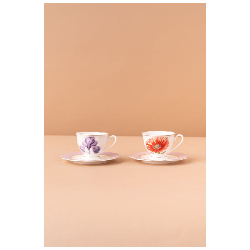 Waba B11 Coffee Cups Set 2 Pcs-Multicolor