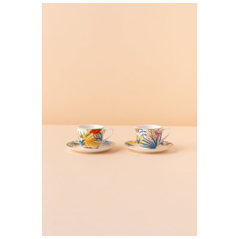 Waba B19 Coffee Cups Set 2 Pcs-Multicolor