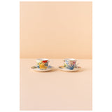 Waba B19 Coffee Cups Set 2 Pcs-Multicolor