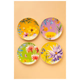 Waba B18 Dessert Plate Set 4 Pcs-Multicolor