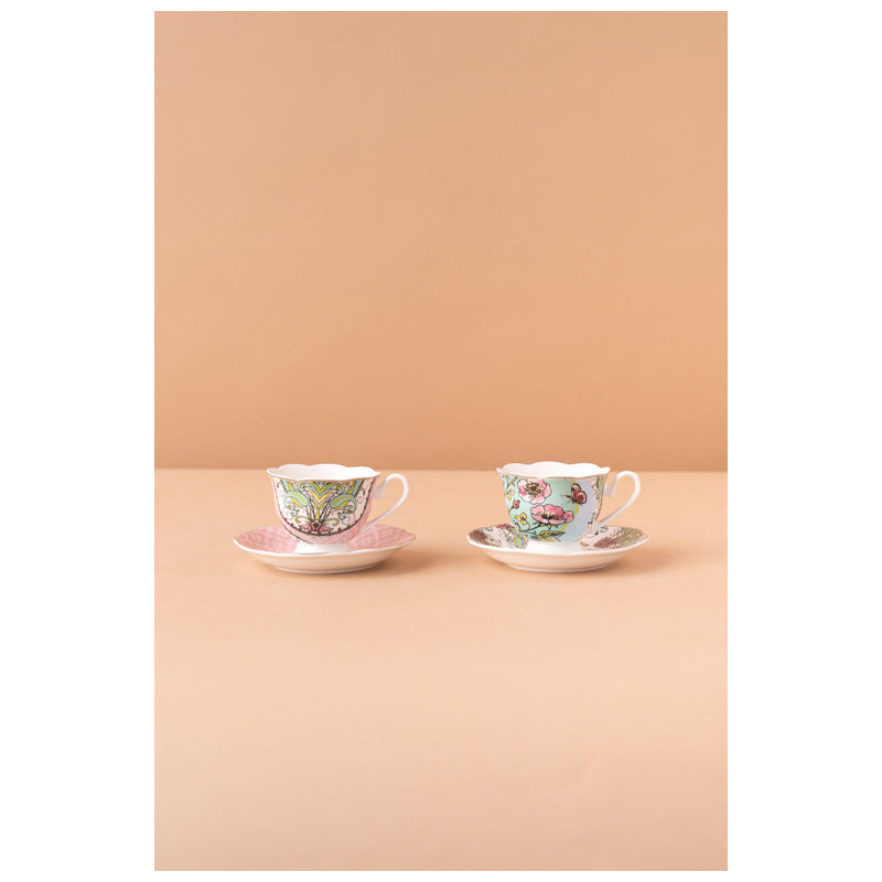 Waba B23 Coffee Cups Set 2 Pcs-Multicolor