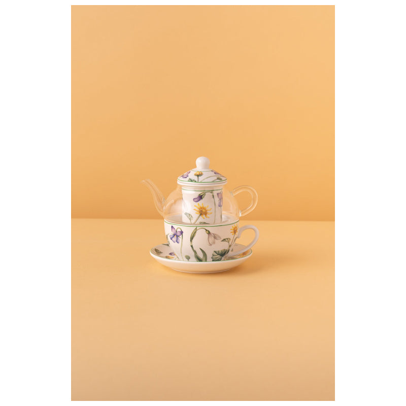 Waba B40 Teapot With Cup-White