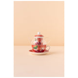 Waba B42 Teapot With Cup-Red