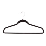 Velvet Hanger Set 50 Pcs, Black