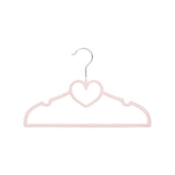 5Pc Kids Plastic Hanger Set Light Pink