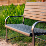 Garden bench 2 seater - Dark Green