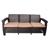 Garden furniture set - brown