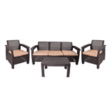 Garden furniture set - brown