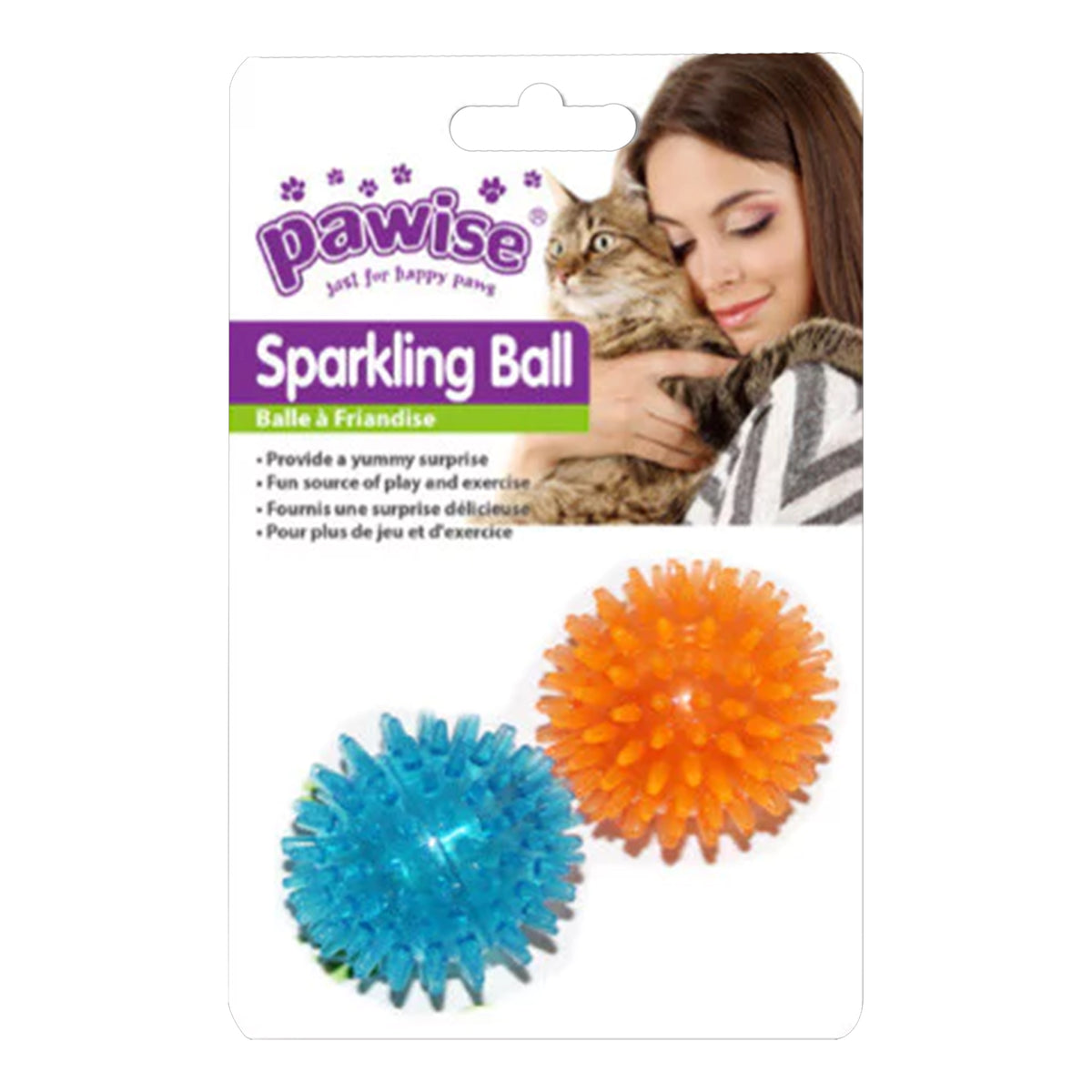 Sparking balls, Orange & Blue