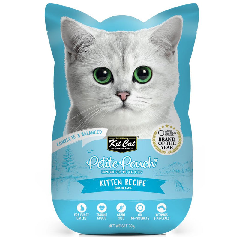 Petite Complete Kitten Tuna in Aspic Cat Food Pouch - 70 g