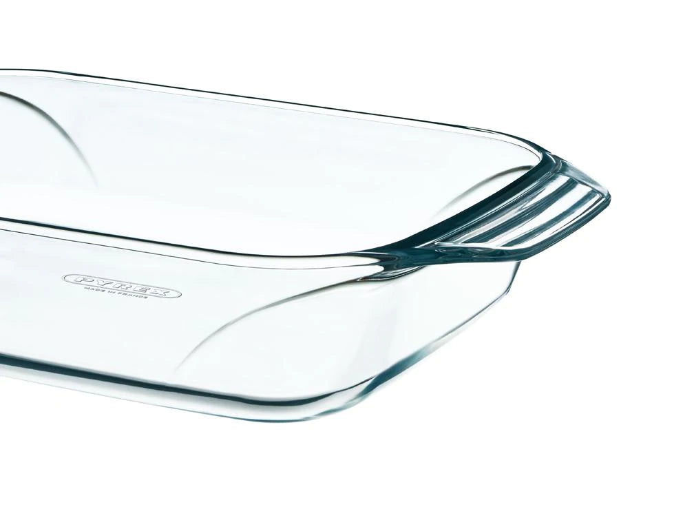 Baking Dish with handles, Clear