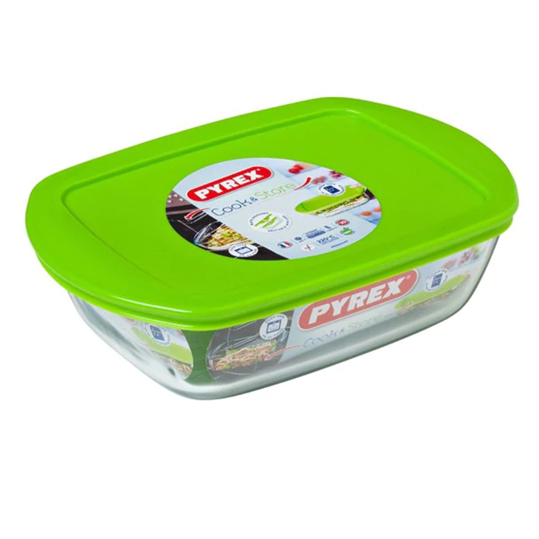 Rectangular Food Canister , Clear