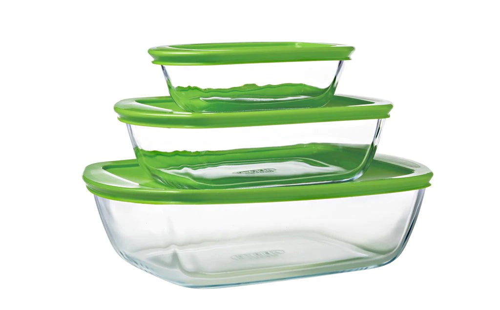 Rectangular Food Canister , Clear