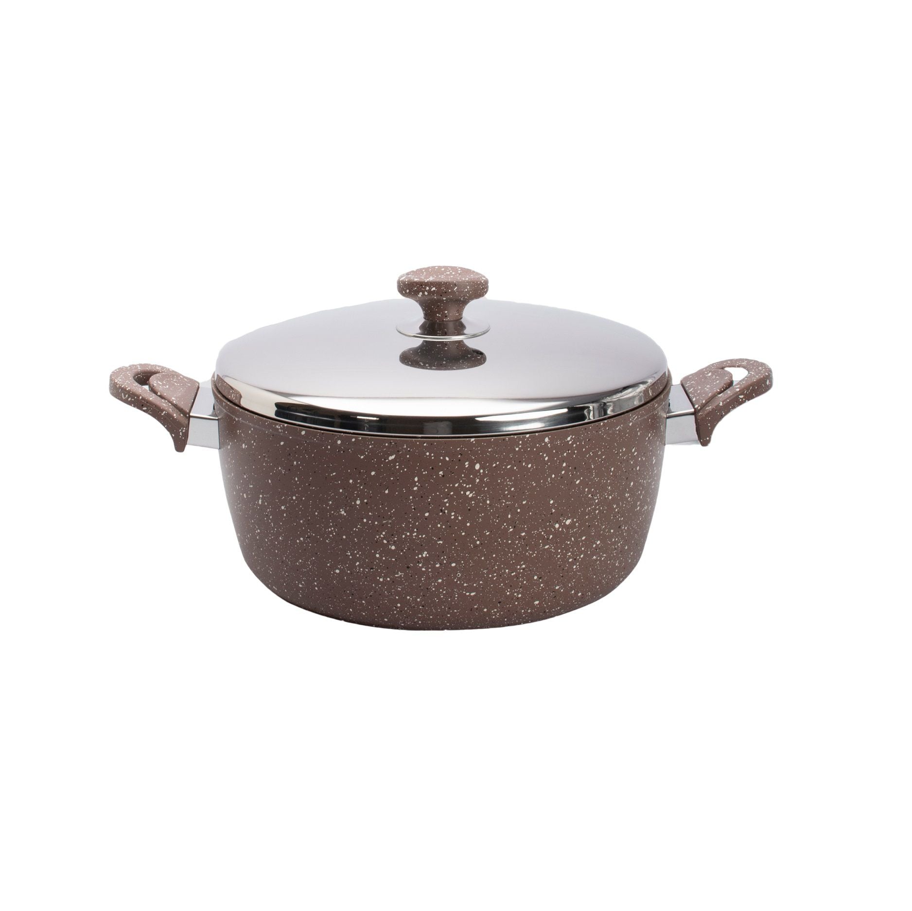 Granite Pot With Steel Lid