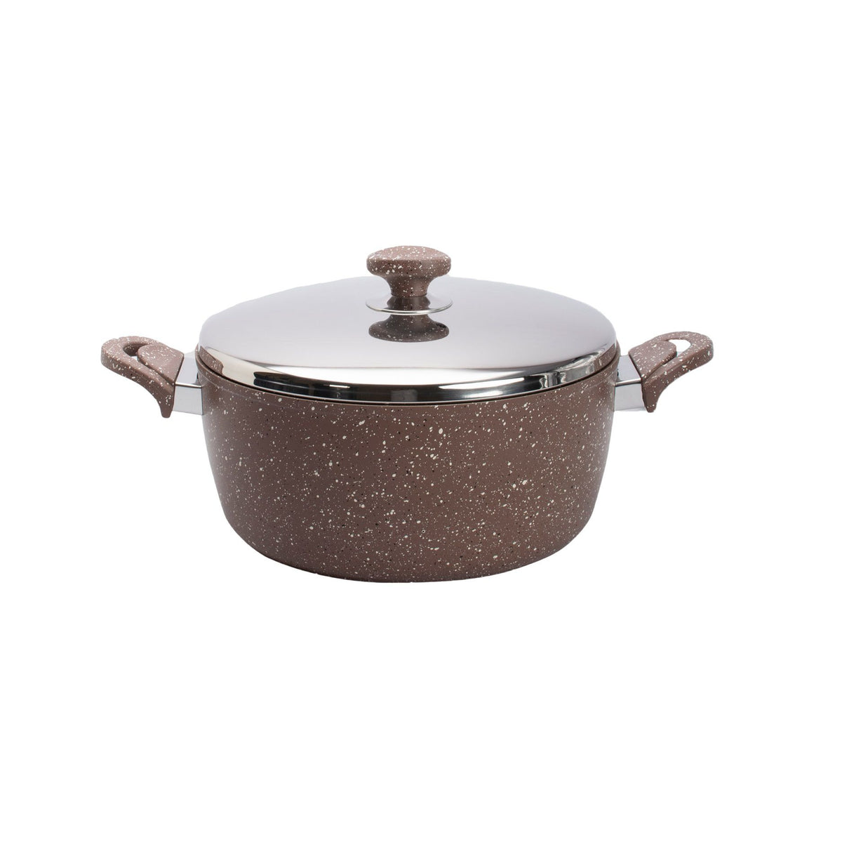 Granite Pot With Steel Lid