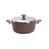 Granite Pot With Steel Lid