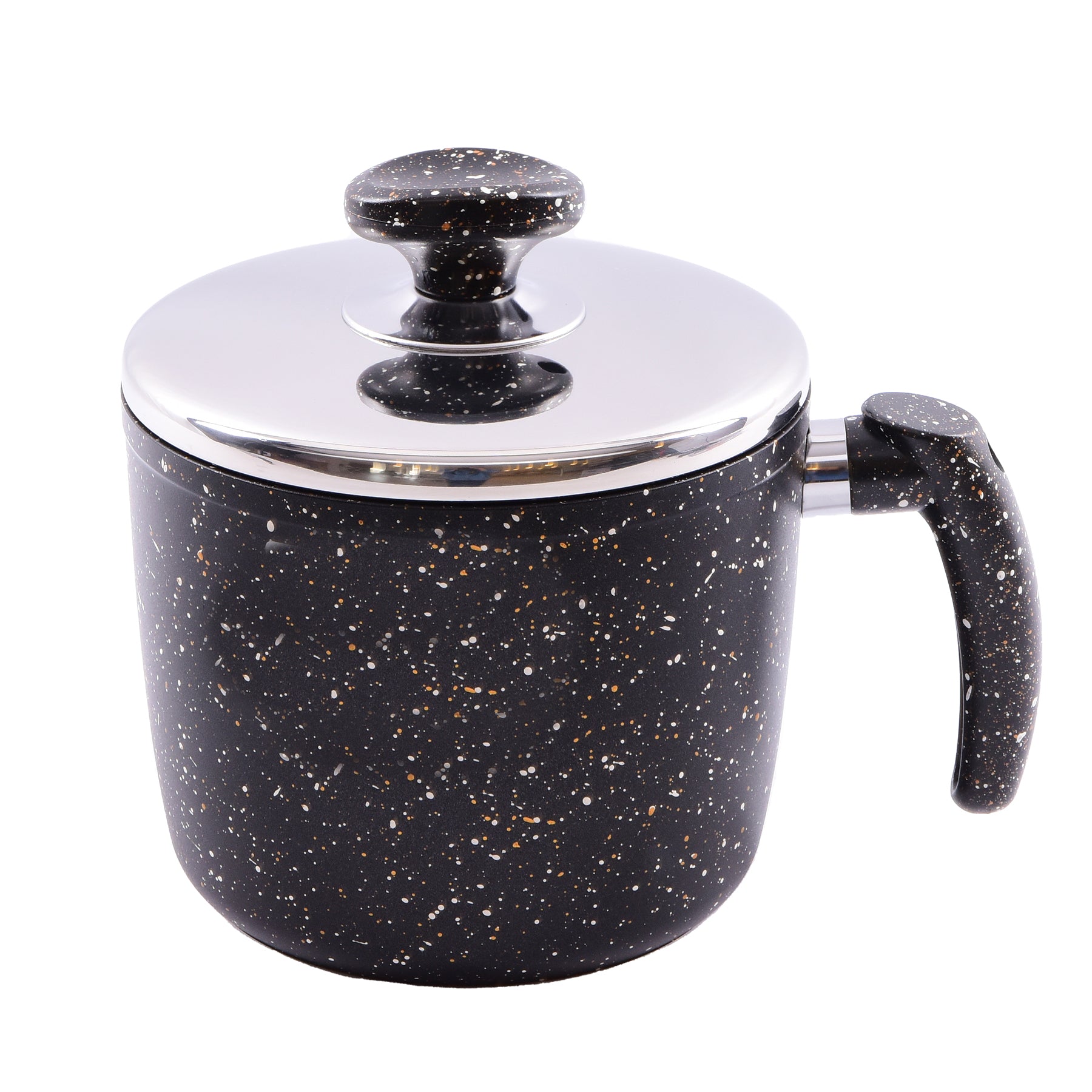 Milk Pot with Lid - Black Color