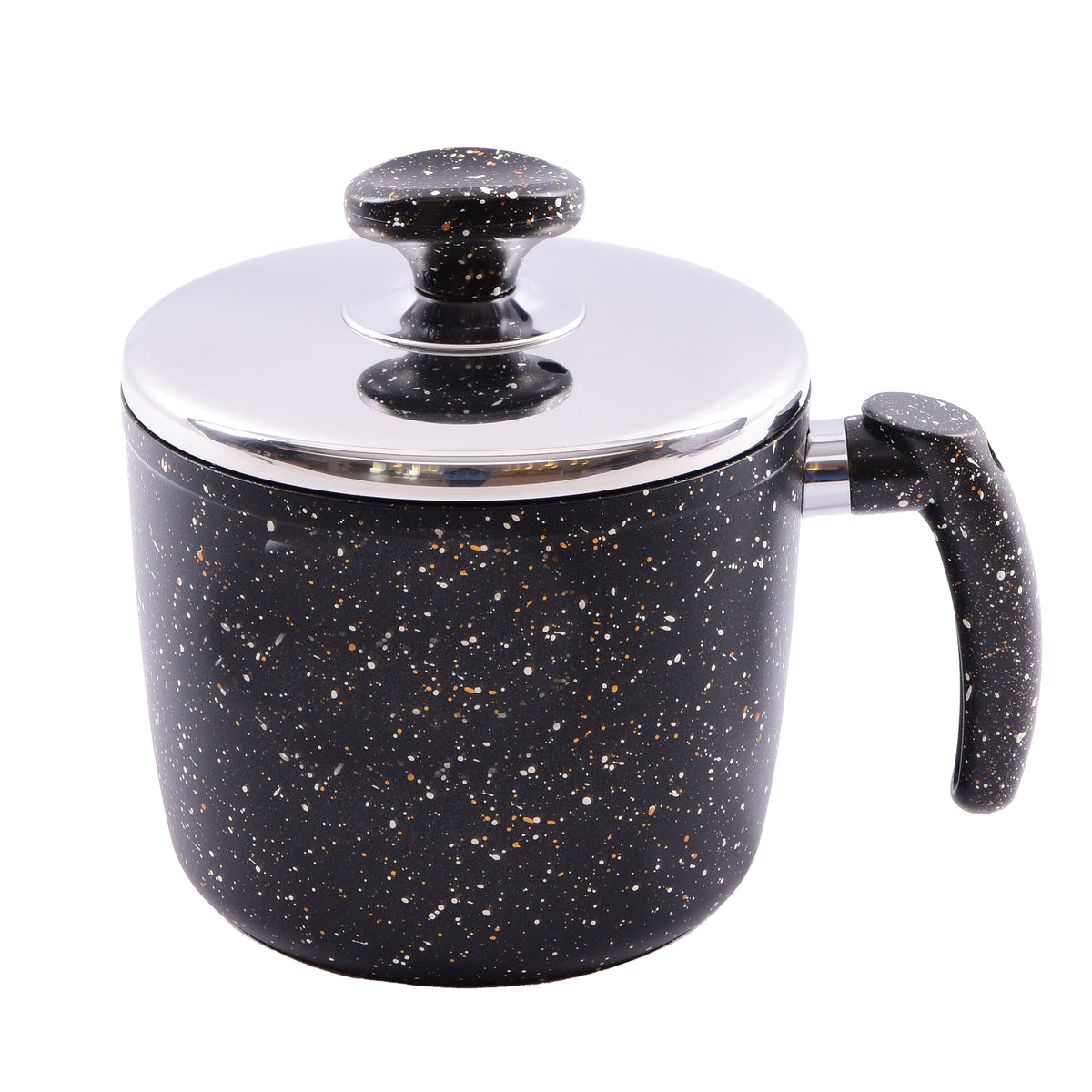 Milk Pot with Lid - Black Color