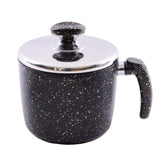 Milk Pot with Lid - Black Color