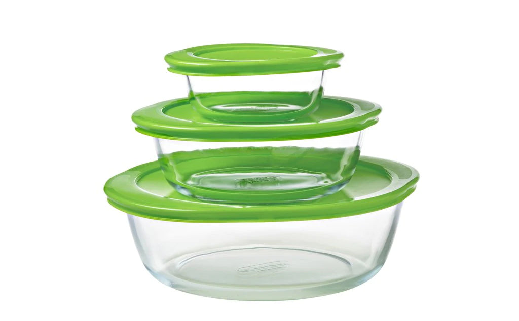 Round Food Canister , Clear