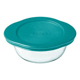 Round dish with lid