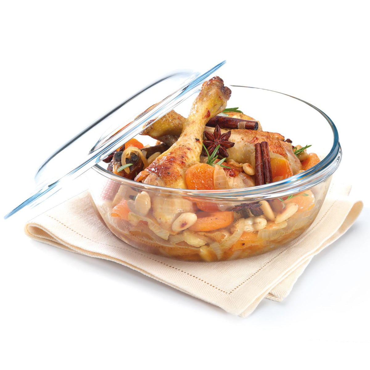 Round Casserole With Lid