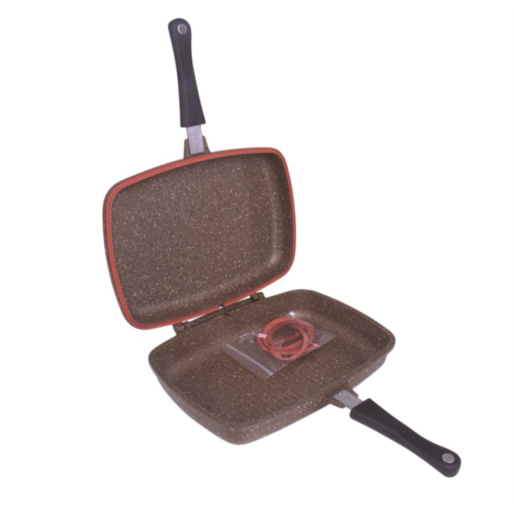 Double grill pan