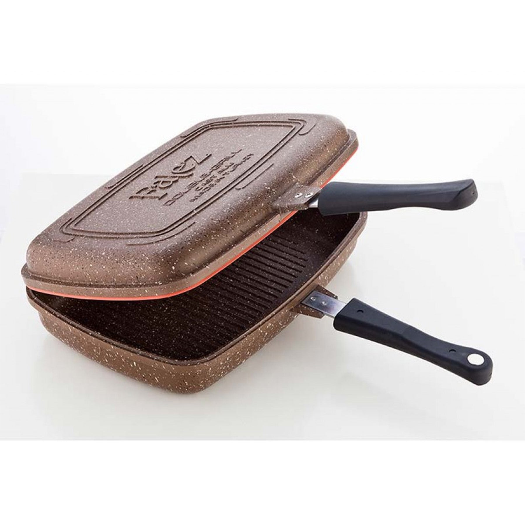 Double grill pan