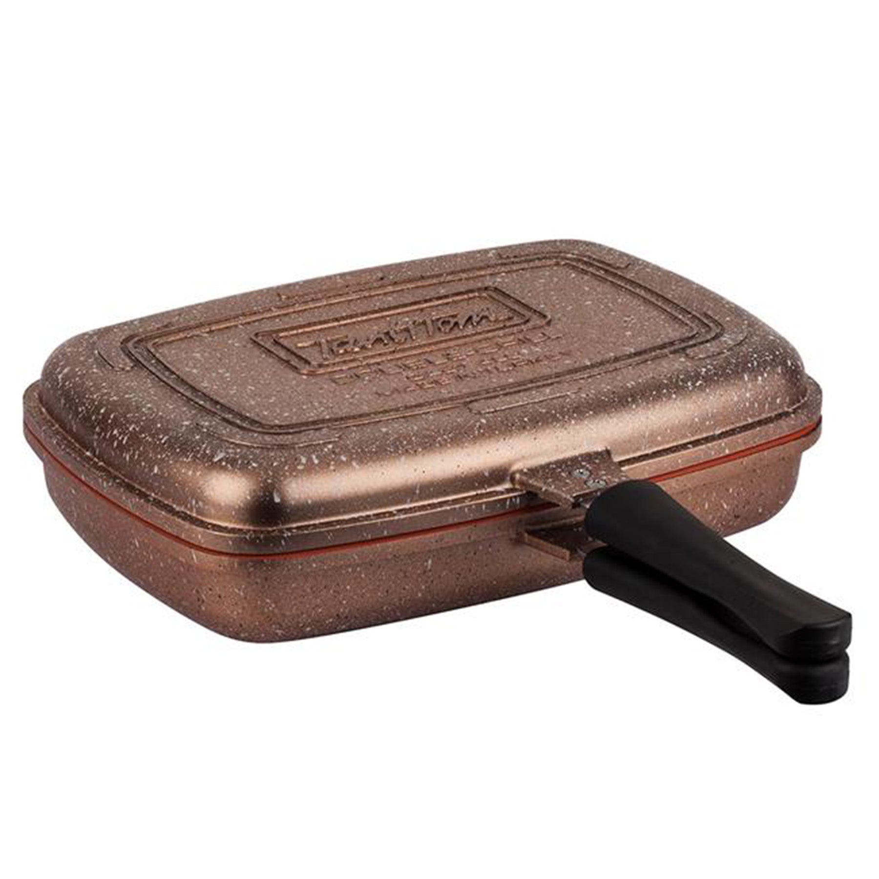 Double grill pan