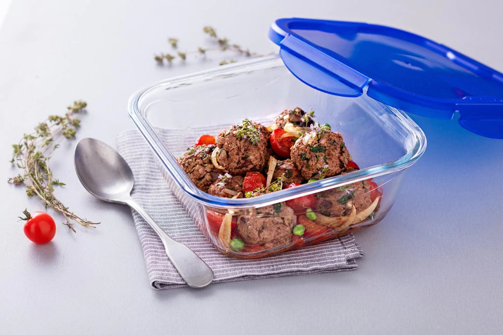 Square Food Canister , Clear