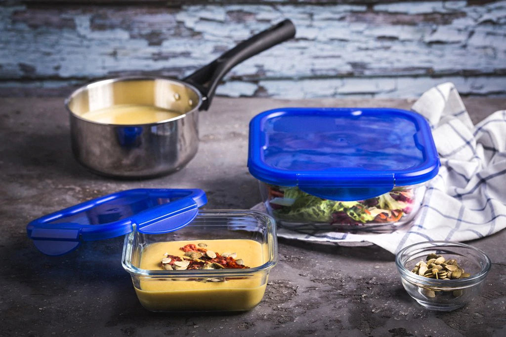 Square Food Canister , Clear