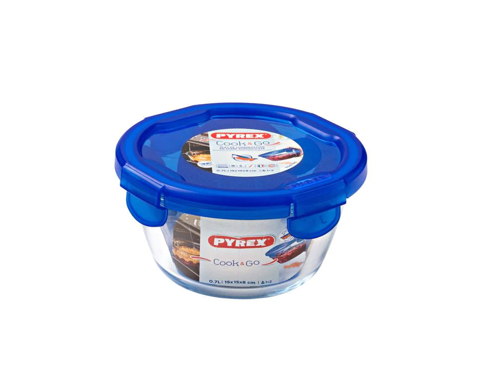 Round Food Canister , Clear