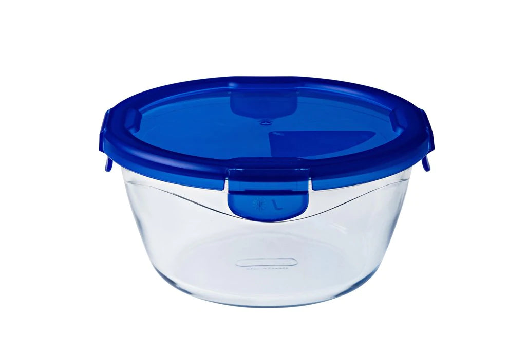 Round Food Canister , Clear