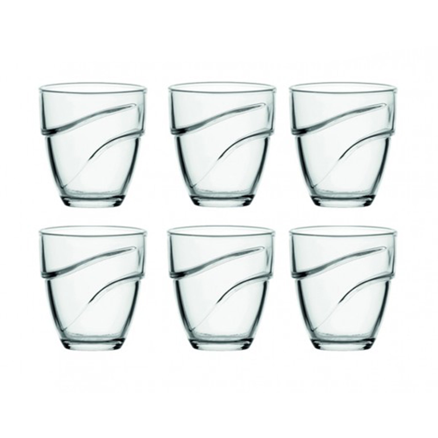 Set of 6 Tumblers set Wave