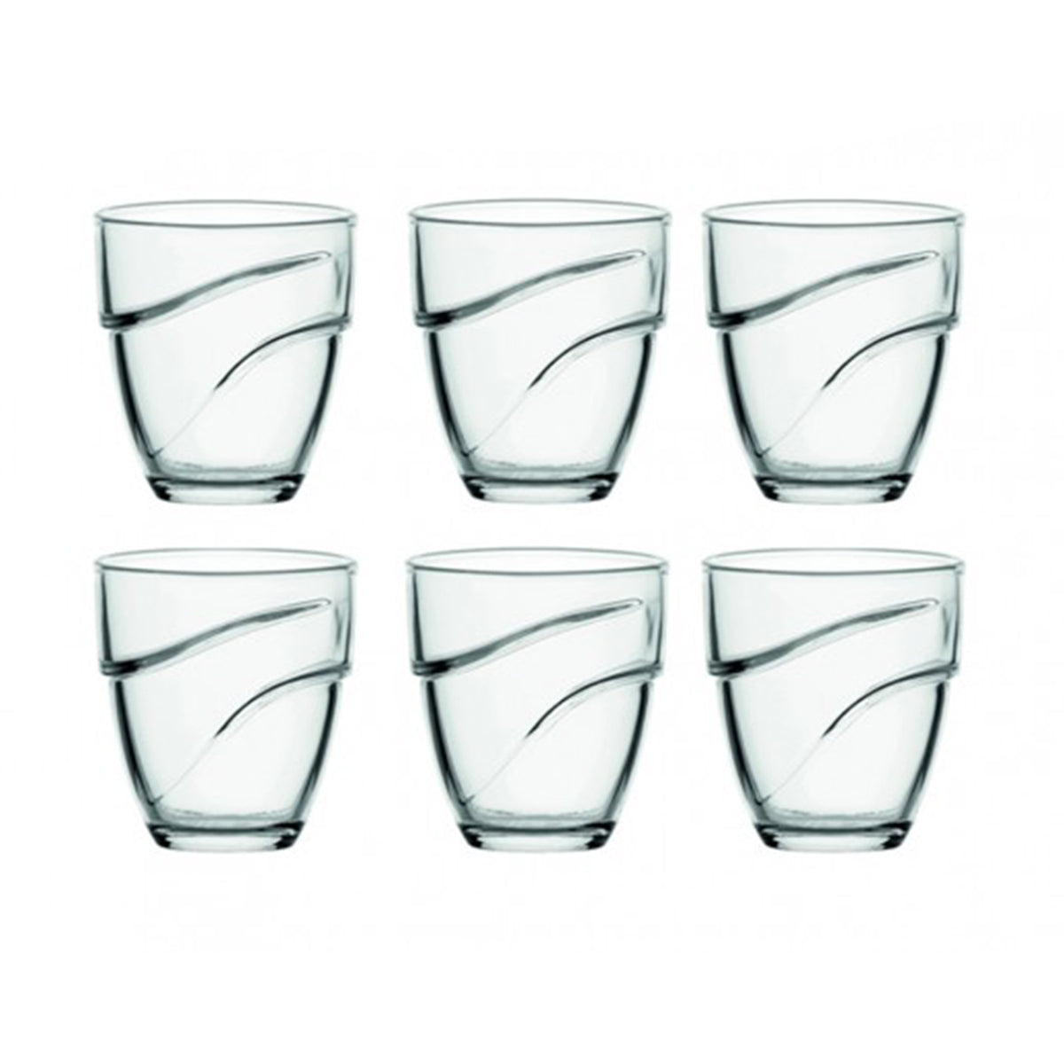 Set of 6 Tumblers set Wave