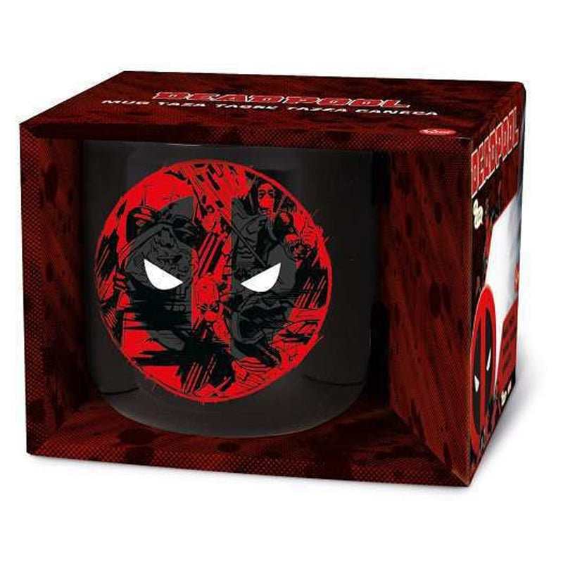 Deadpool Ceramic Mug 14Oz Gift Box -Black