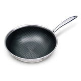 Wok with handle