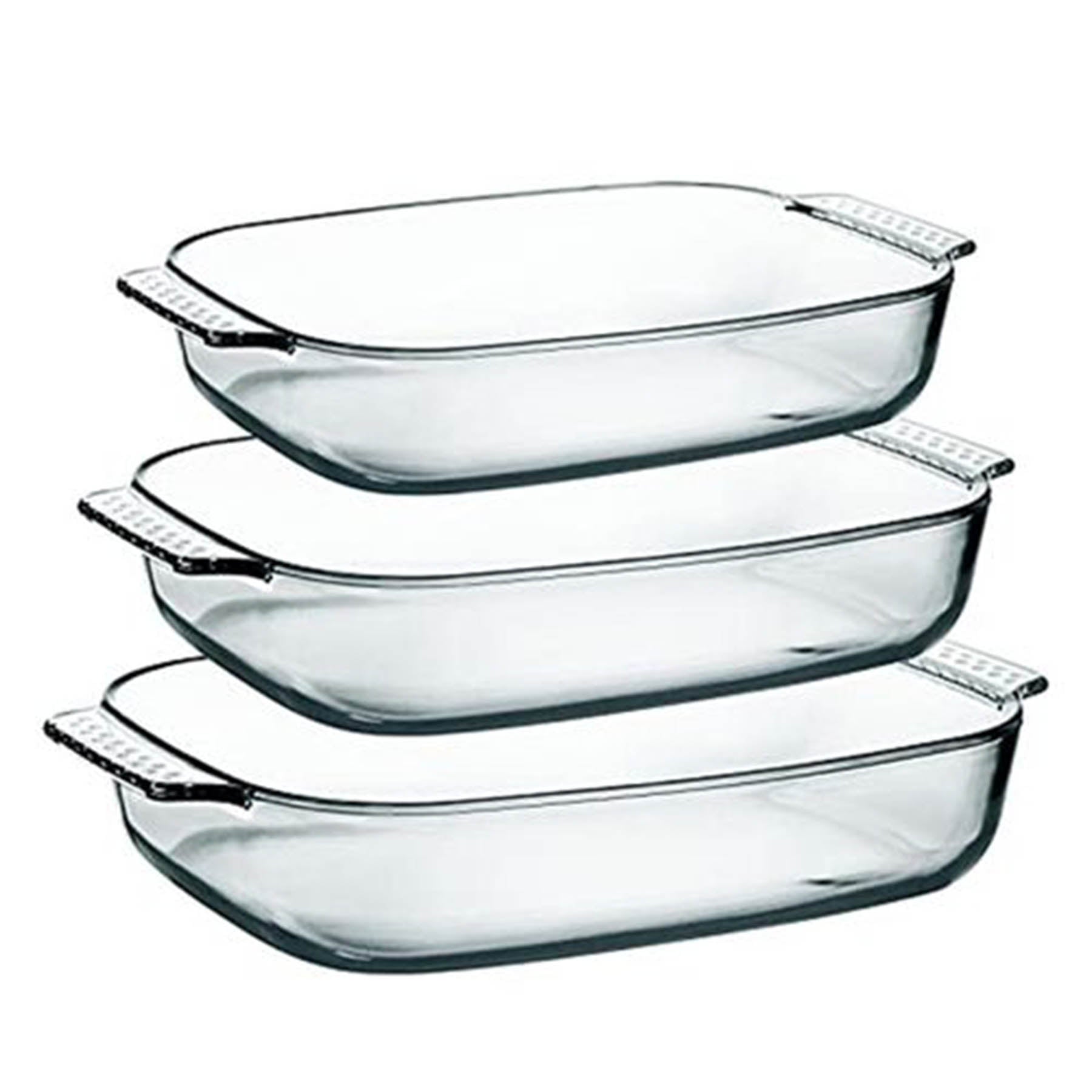 Pyrex Rectangular Roaster Set Of 3 PCS