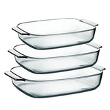 Pyrex Rectangular Roaster Set Of 3 PCS